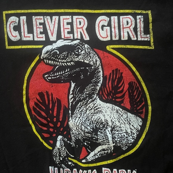 Jurassic Park Clever Girl Women’s T-Shirt - Black - Picture 2 of 3